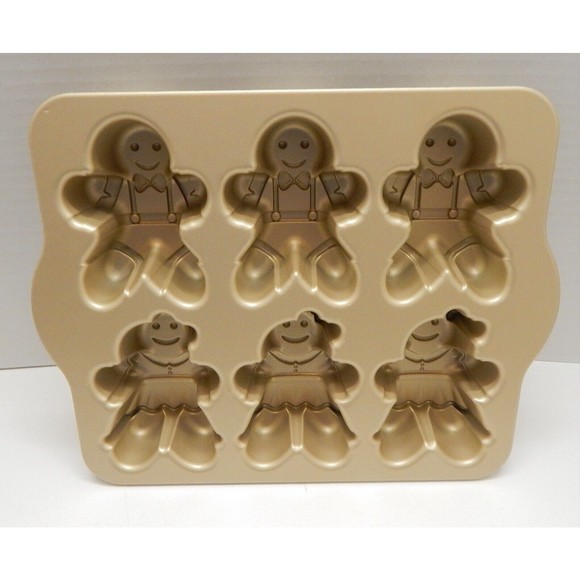 Nordic Ware Gingerbread Kids Cake Pan Bakeware Williams Sonoma - Picture 4 of 10